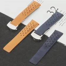 Ремешок из натуральной кожи для часов CARRERA, матовый браслет для наручных часов, подходит для Монако, AQUARACER, черный, синий, коричневый, 22 мм (art.: 3920bbb538e1e)