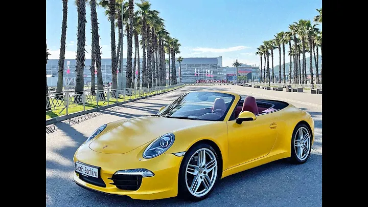 Кабриолет Porsche 911 Carrera S в Олимпийском Парке Сочи