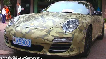 Military Camo Porsche 997 Carrera 4S!