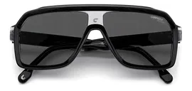 Мужские солнцезащитные очки Carrera CARRERA 1053/S UIH M9, цвет: черный, цвет линзы: серый, авиаторы, ацетат