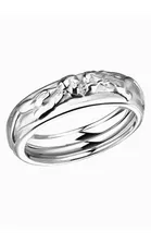 Кольцо Carrera y Carrera Promesa White Gold Love Wedding Band DA06762 02 14309