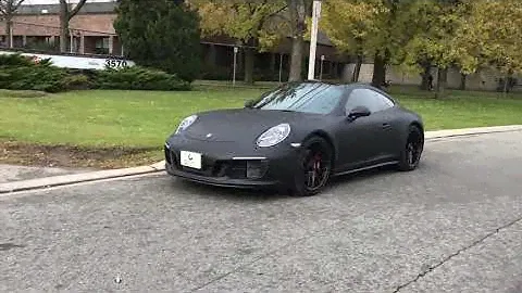 Porsche 911 GTS Matte Black