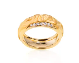 Оригинальное золотое кольцо Carrera y Carrera Promesa